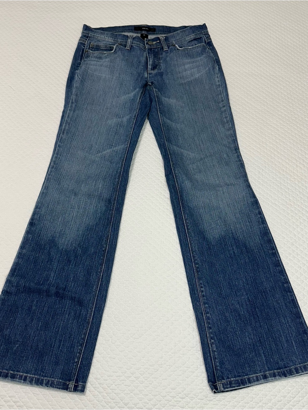 White House Black Market Indigo Flare Wide-Leg Jeans
